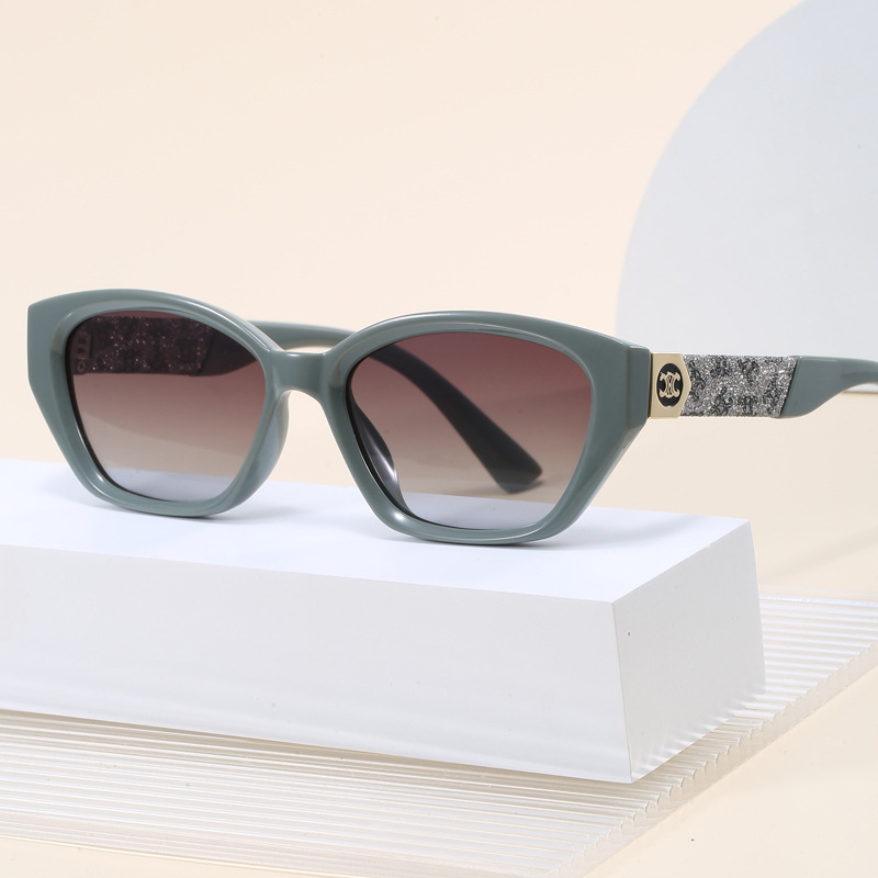 European and American Retro Small Frame Square high quality Polarized Sunglasses High Sense Sunglasses Women Fashion Trendy Sunglasses