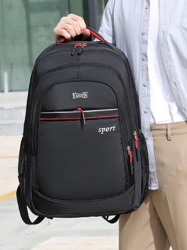 New Men's Backpack, High-End, Durable, Large-Capacity Travel Backpack, Fashionable Outdoor Commuting Student School Bag
