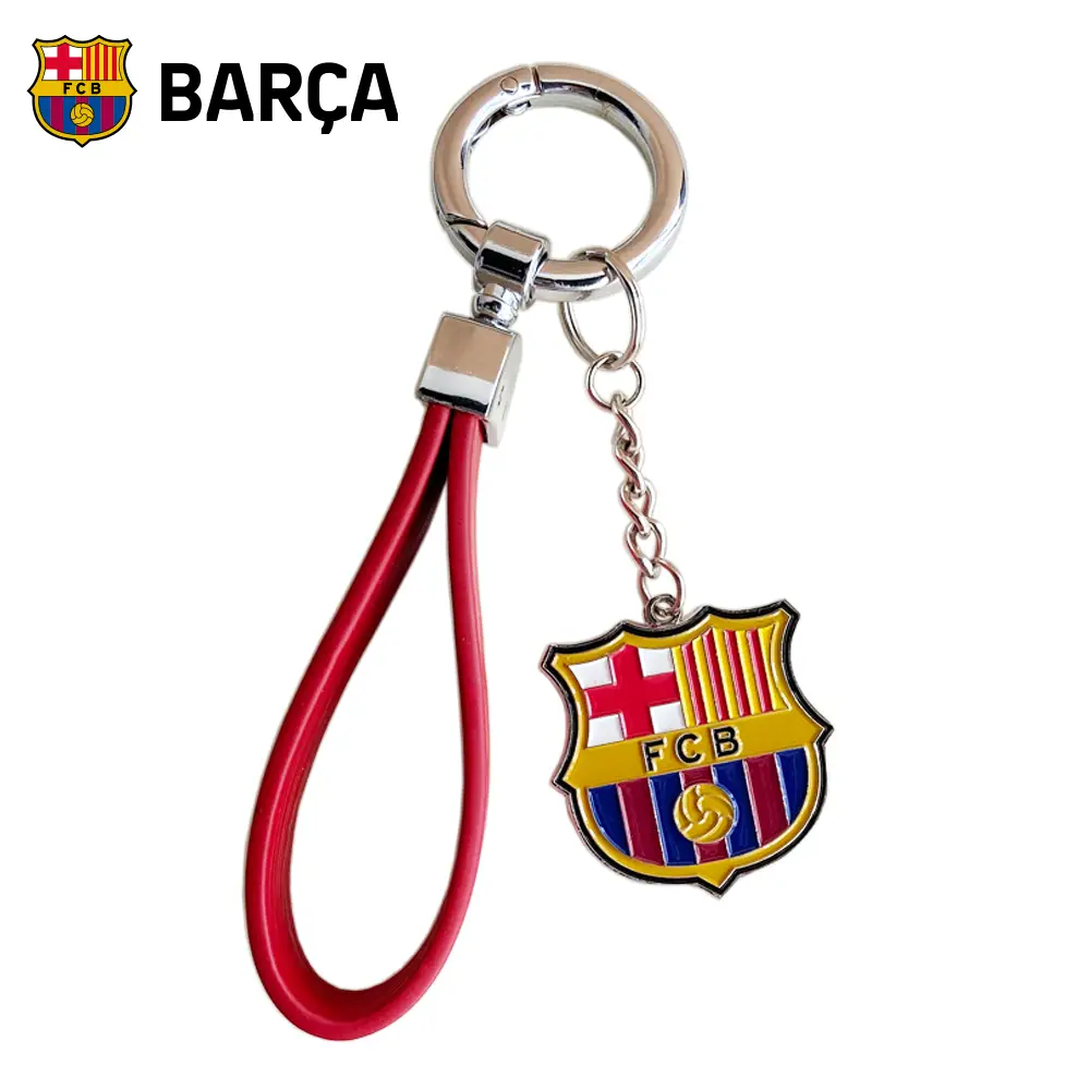 Barcelona Club Merchandise丨Barcelona Peripheral Team Emblem Keychain Keychain Pendant Pendant Fans
