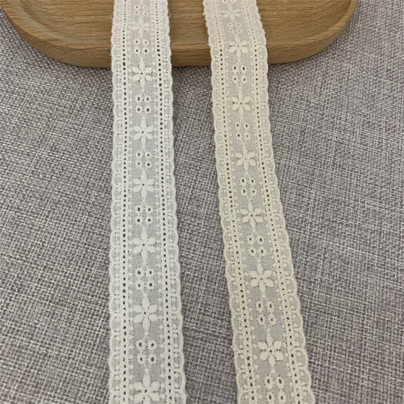 Hollow floret cotton embroidery lace children's clothing dress dress cheongsam collar cuff lace accessories WIDTH 2.5cm