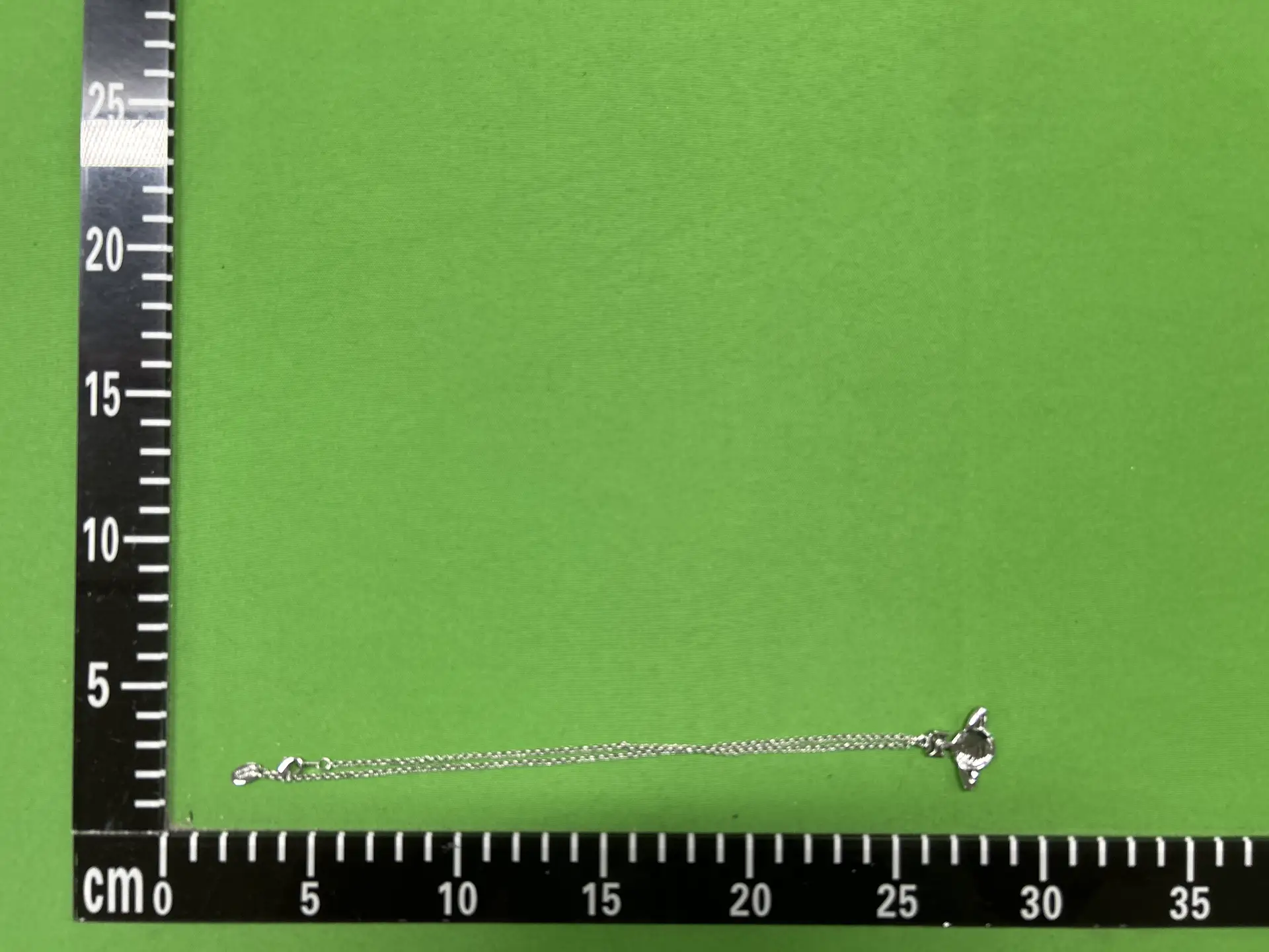 Five-Pointed Star Without Diamonds, Large Saturn Necklace-B8042