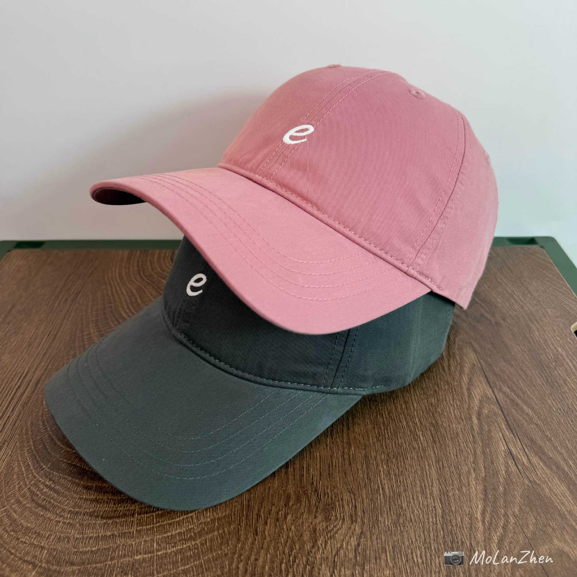 Letter E Embroidered Soft-Top Baseball Cap for Women, Korean Style Trendy Streetwear Couple's Baseball Cap, Versatile, Face-Slimming, Sun Protection Hat