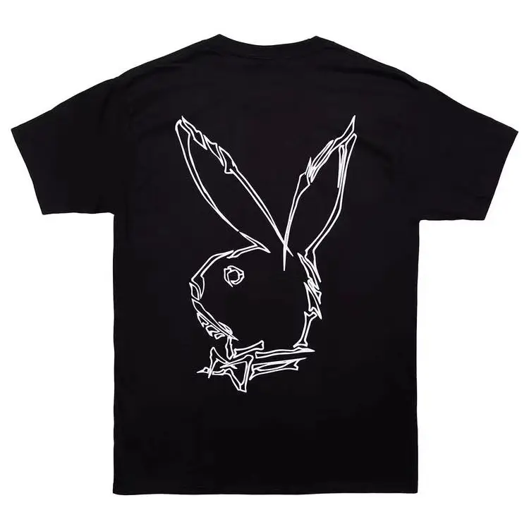 Revenge Co-Branded Short-Sleeved T-Shirt with Big Logo on the Back Tee Rabbit Co-Branded Short-Sleeved T-Shirt