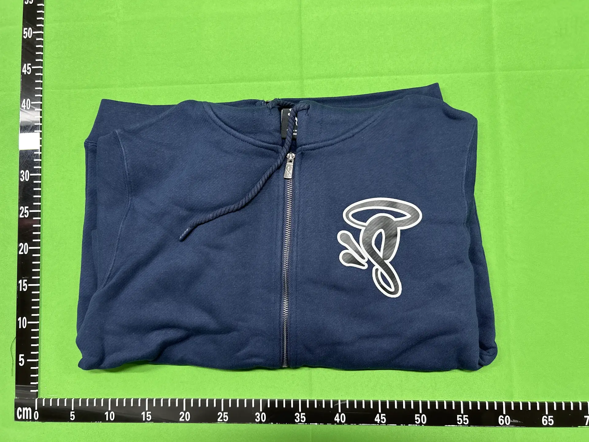 Navy Zip-Up Hoodie