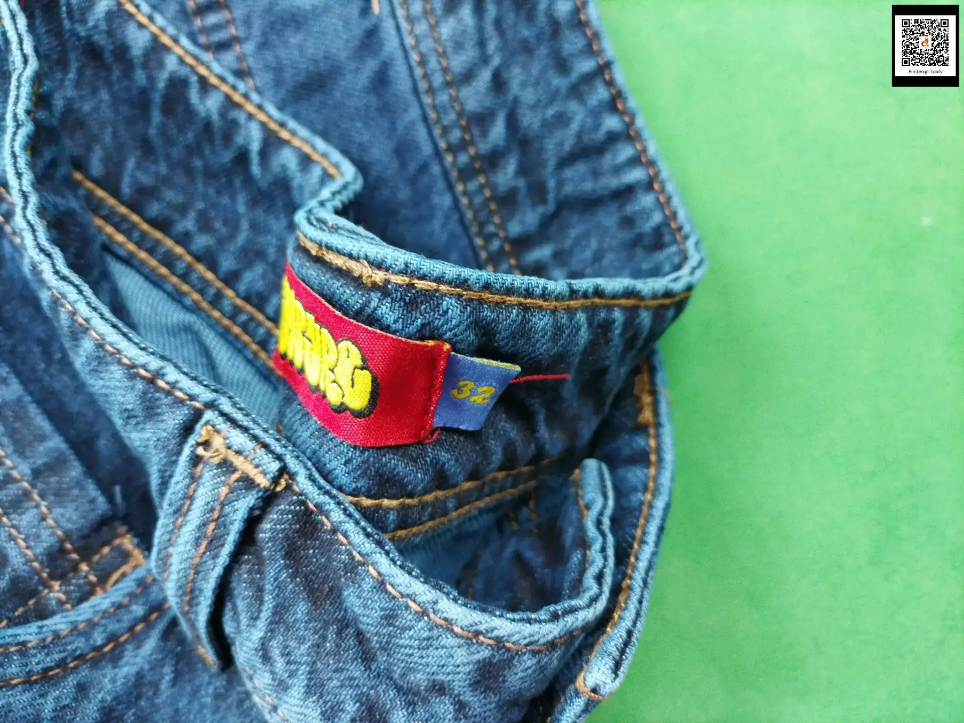 FUBU Denim shorts Washed Men Loose Handsome Summer Retro Trendy Casual Mid-Length Pants