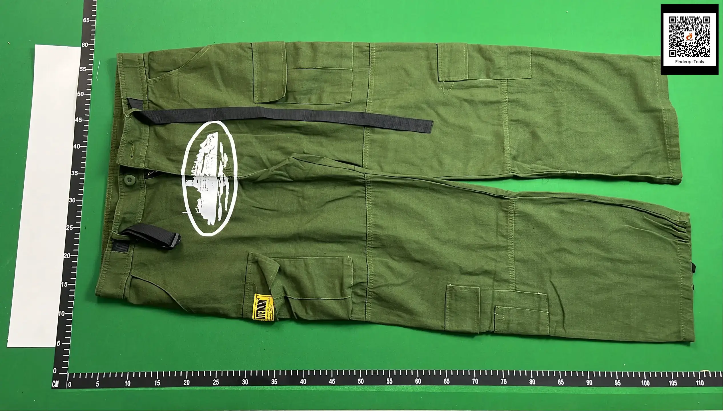 Cross-border Trade Corteiz Alcatraz Island Cruise Printed American Style Fashion Brand Loose Pocket Workwear Trousers Straight Leg Pants