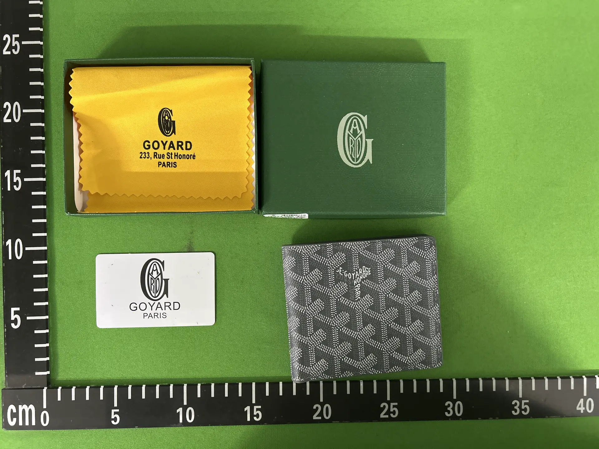 Goyard Saint Louis Wallet Grey