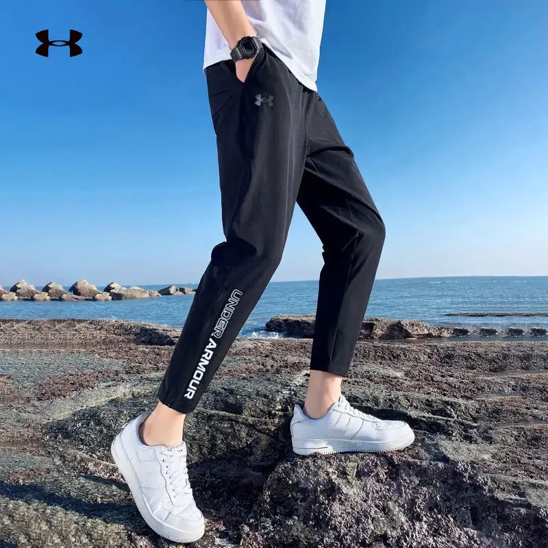 Ua under Armor Woven Pants Men's 2025 Spring/Summer New arrival Sports Pants Running Fitness pants Training Quick-Drying Pants