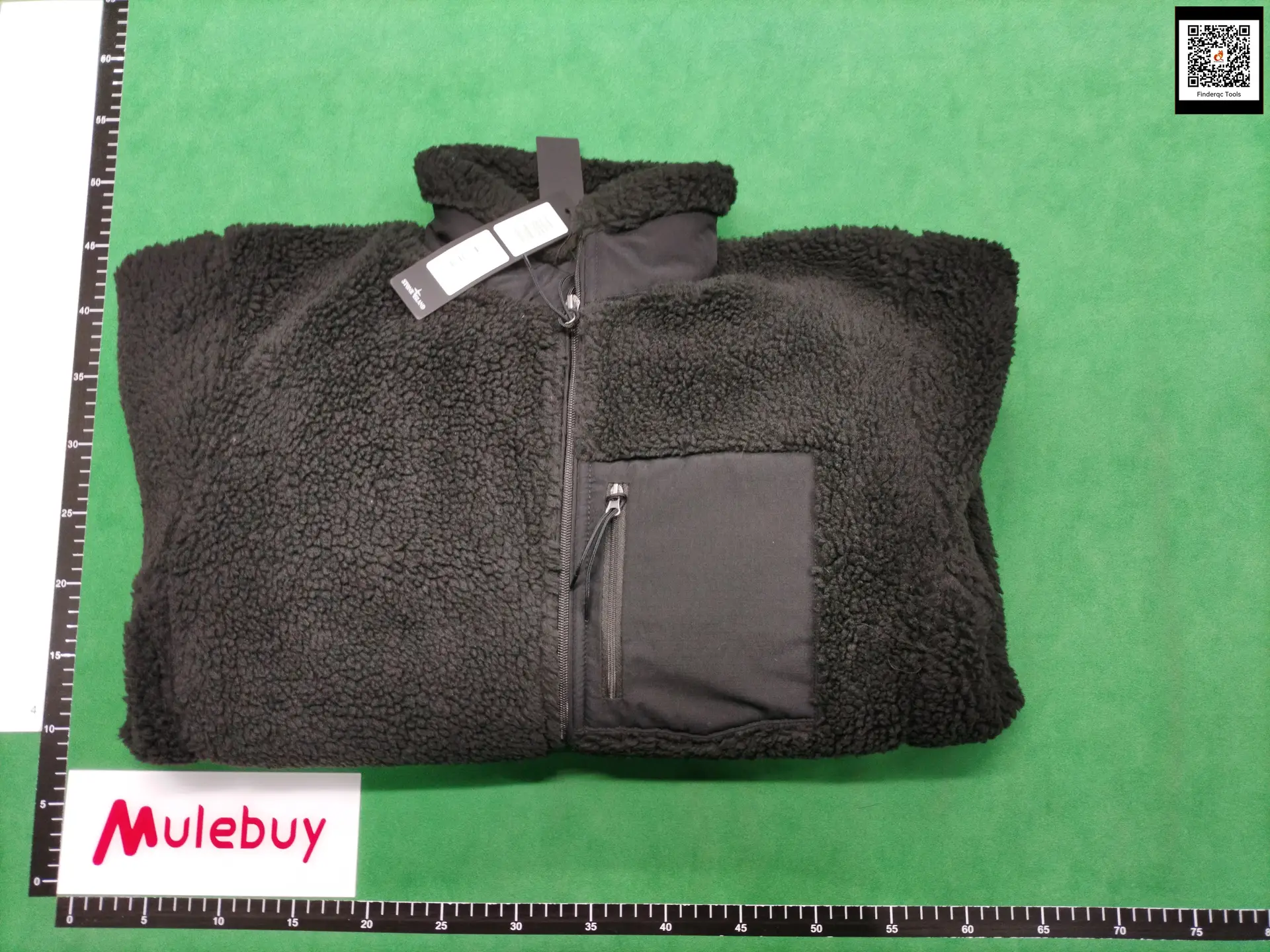 Stone Island Fleece Jacket Black