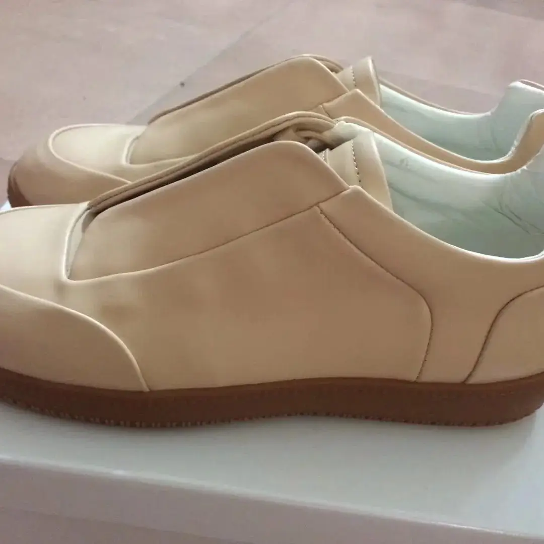 In-Stock New High-Top Casual Shoes Cowhide Mmm Women's Shoes Foreign Trade Training Shoes Velcro Non-Slip Breathable Women's Shoes