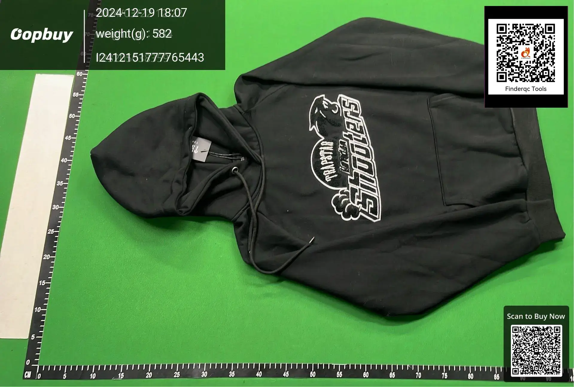 Trapstar Black Line Black Tiger Head Towel Embroidered Fleece Hooded Sweater Nail Zipper Trousers Casual Suit Trendy