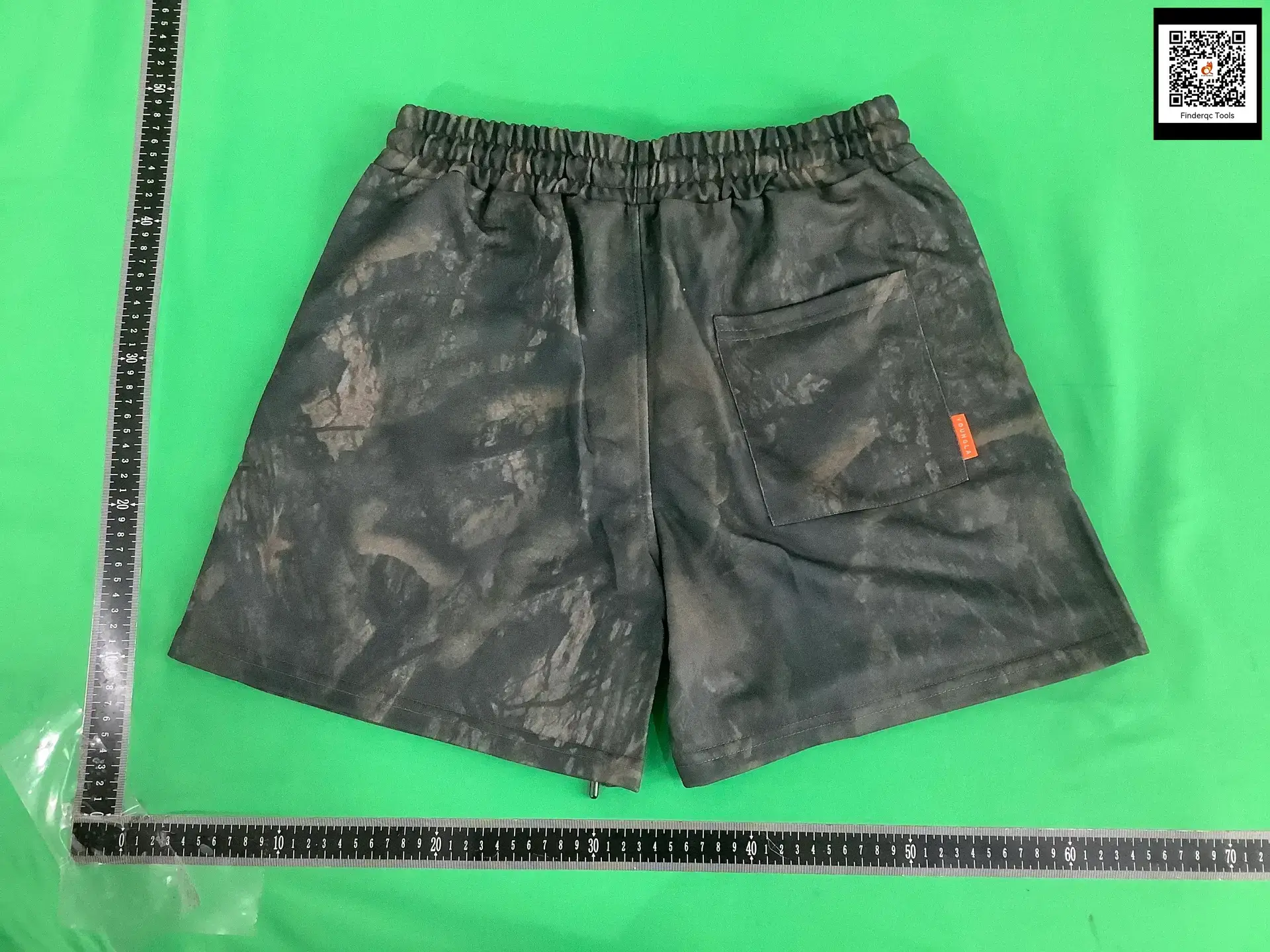 YOUNGLA American Style Dead Leaf Style Shorts Men's Casual Camouflage Summer Vintage Letter Loose Fitness Sports Beach Pants