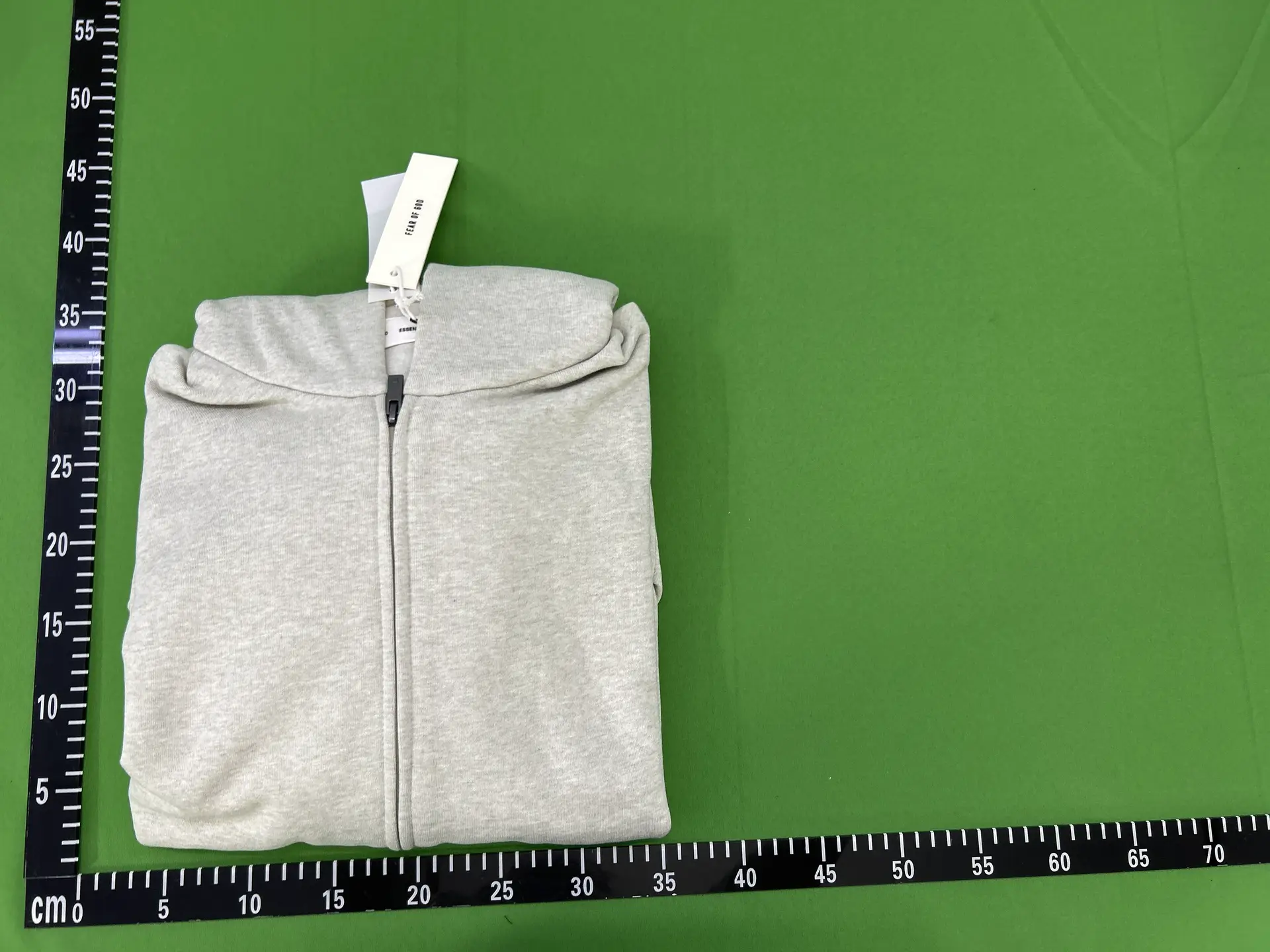 Fear of God Essentials Zip Hoodie Light Heather
