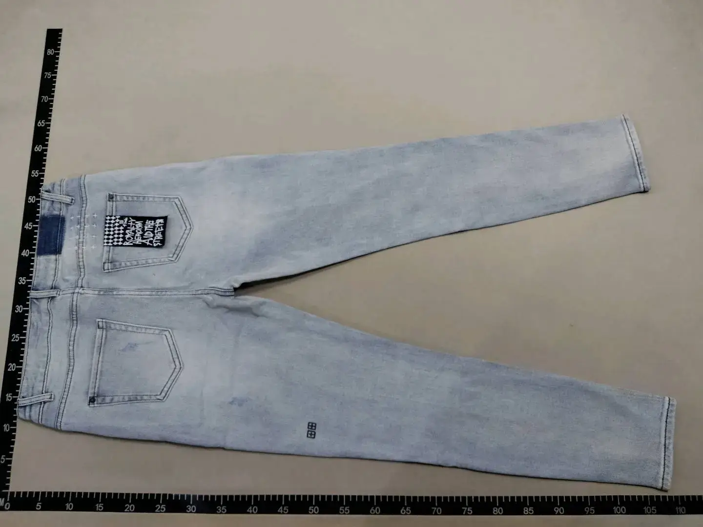 Ksubi Jeans European and American Trendy Brand Ksubi Jeans Fashionable Slim Fit Skinny Ripped Distressed Jeans