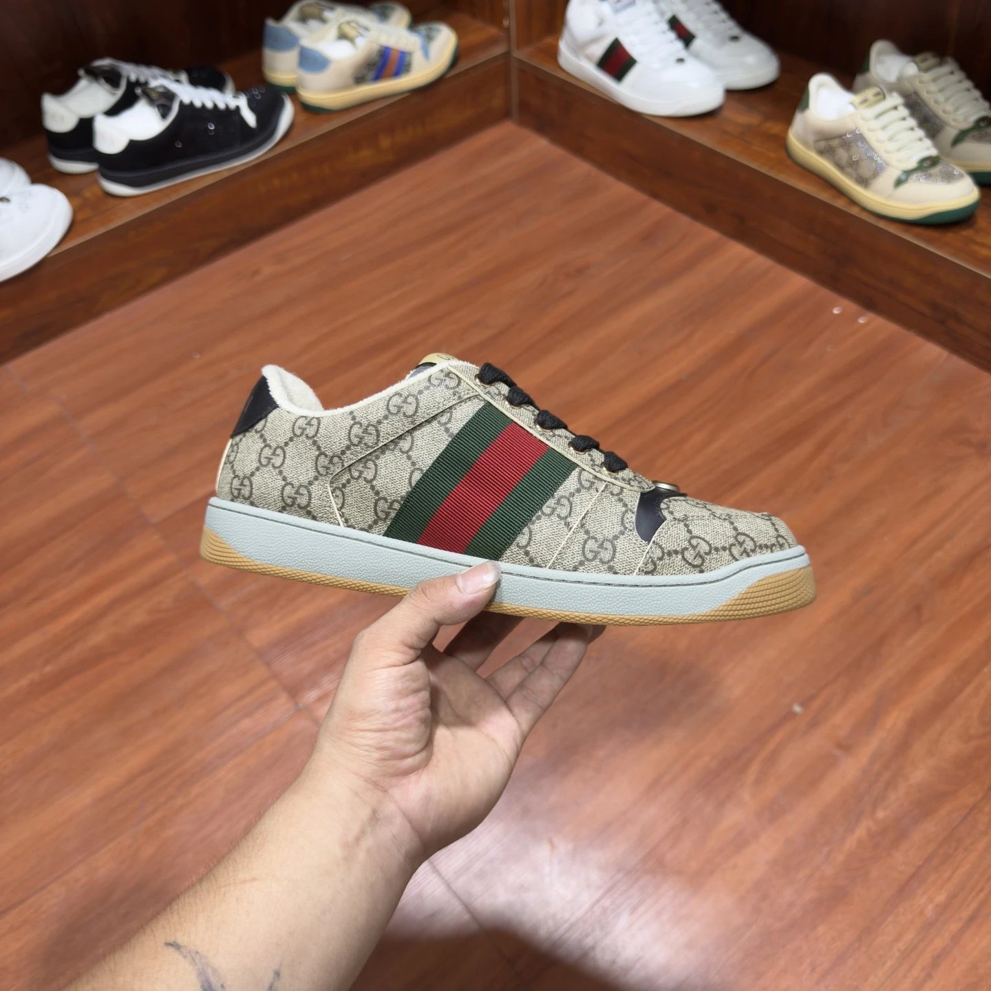 Gucci GG monogram sneakers