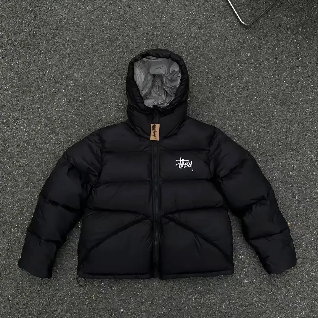 Stussy Puffer Jacket Black