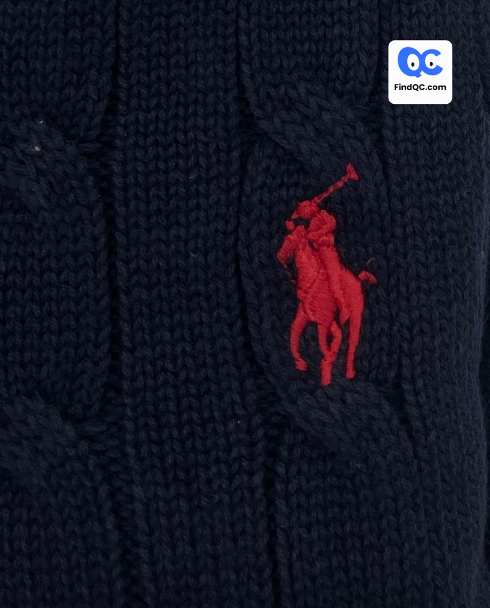 Winter classic cable crewneck sweater QC