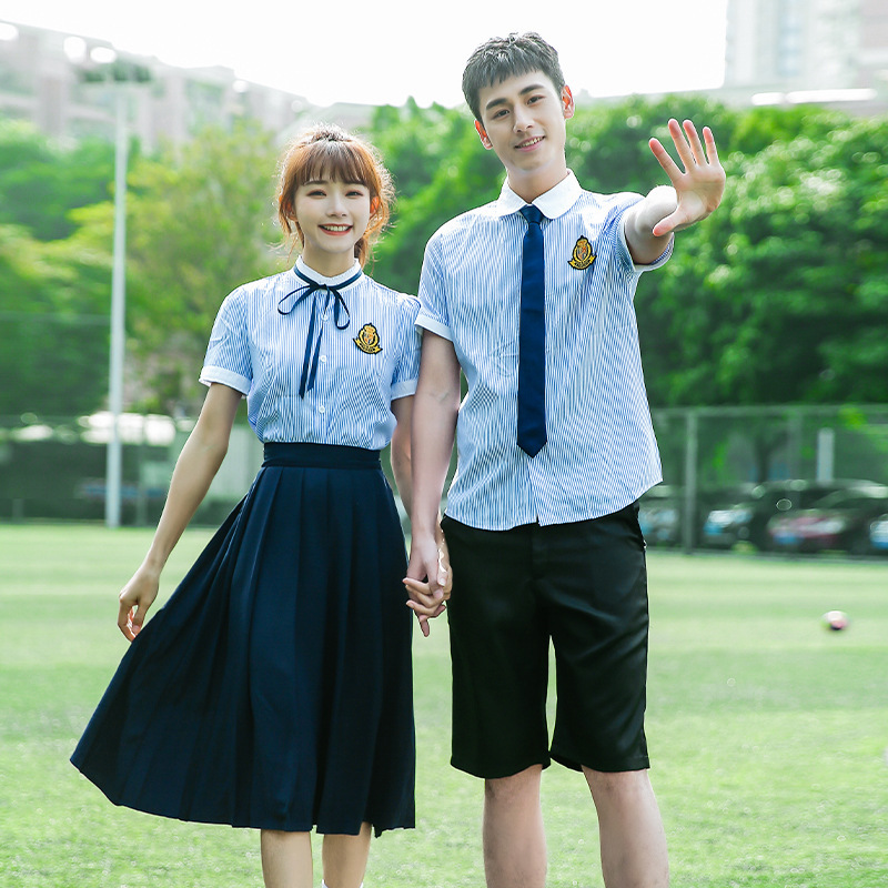 2024 New High School Uniform Graduation Class Uniform Uniform Japanese and Korean Academy Style Shirt suit Hair