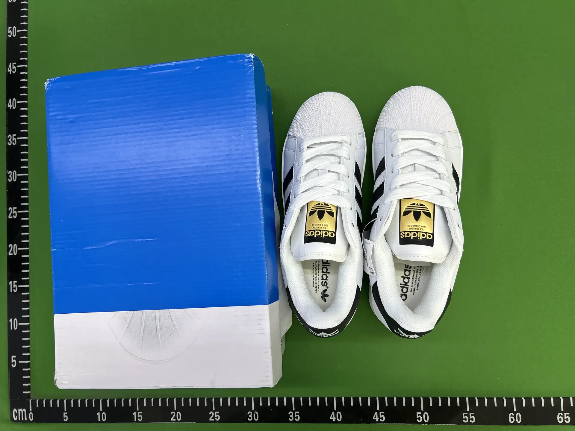 Adidas Superstar White Black Gold