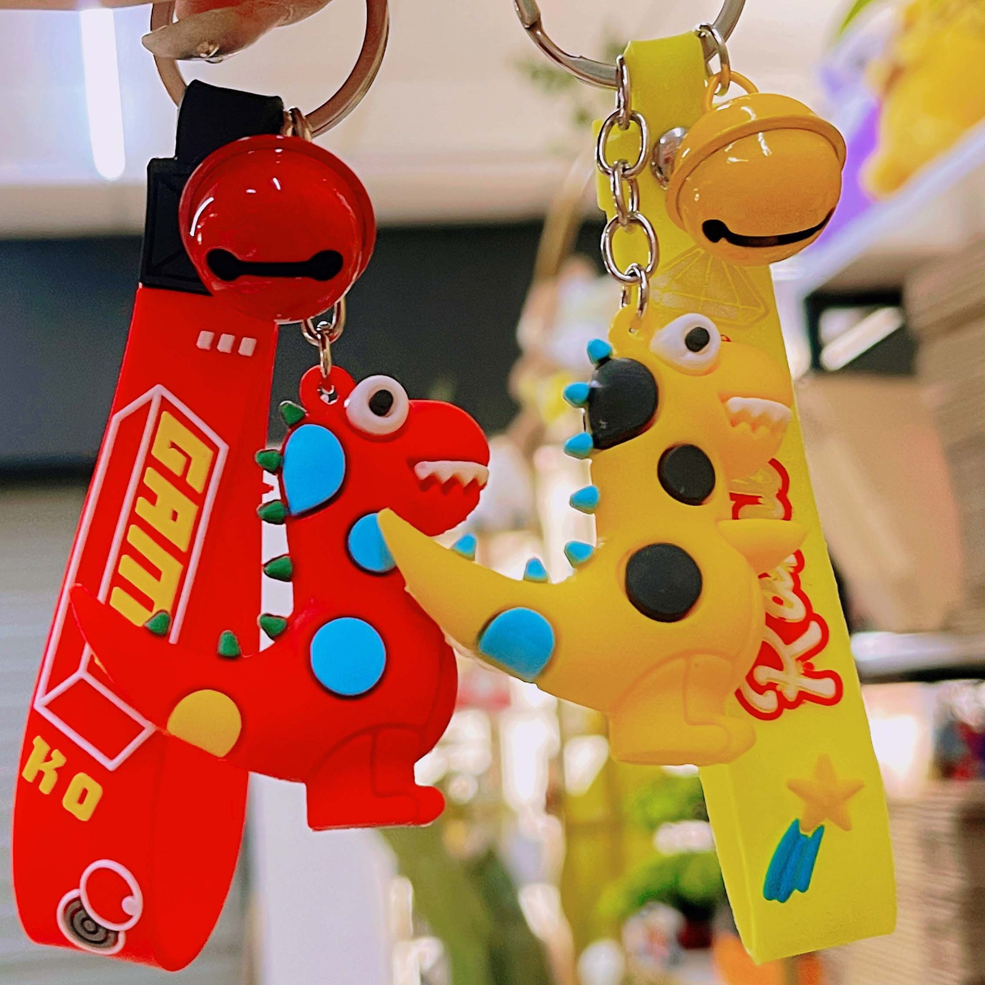 Wholesale Cartoon Cultural and Creative Doll Keychain Pendants, Dinosaur Toys, Arcade Small Gifts, Promotional Keychains Wholesale