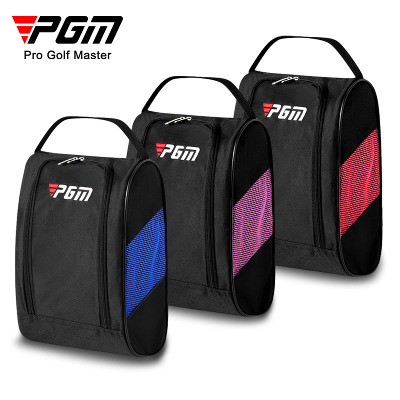 Pgm Golf Shoe Bag, Breathable and Convenient Shoe Bag Golf Bag, Four Colors Available, Cross-Border Hot-Selling Factory Direct Supply