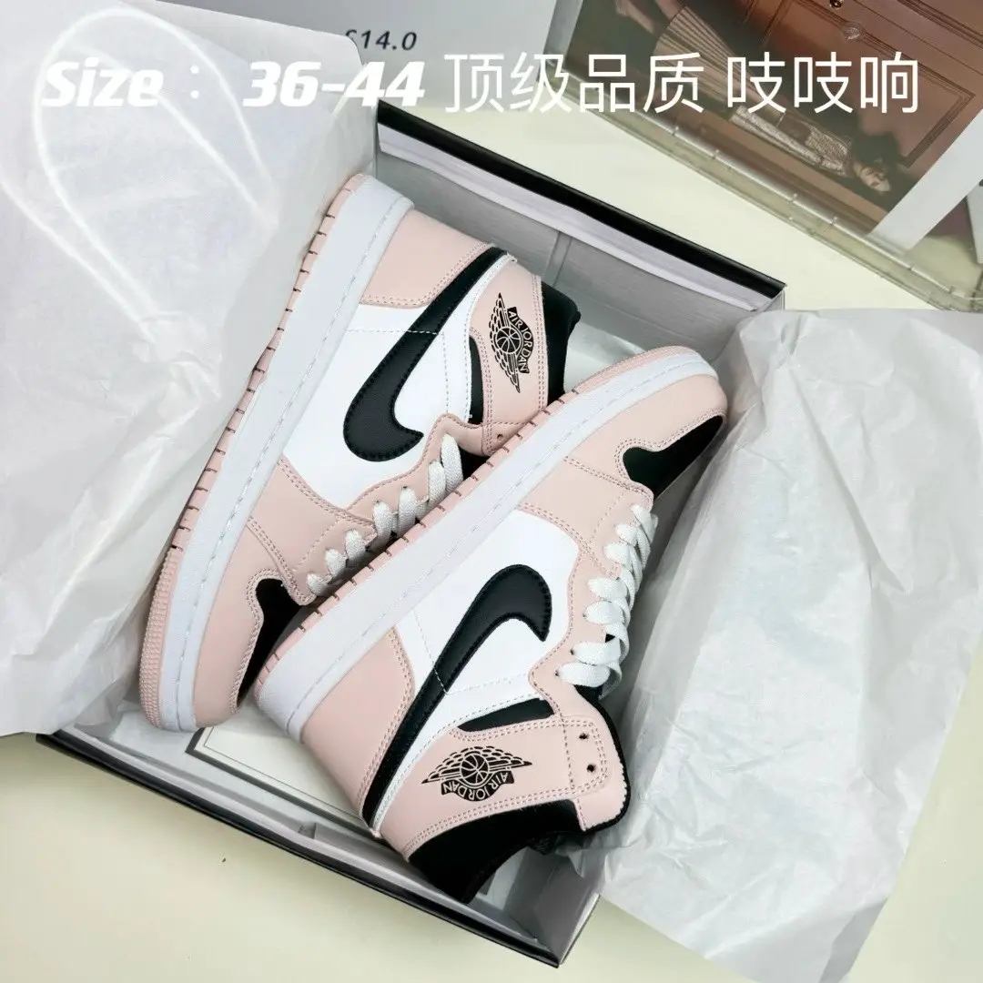 High-quality AJ1 high-top boardshorts men's and women's sneakers