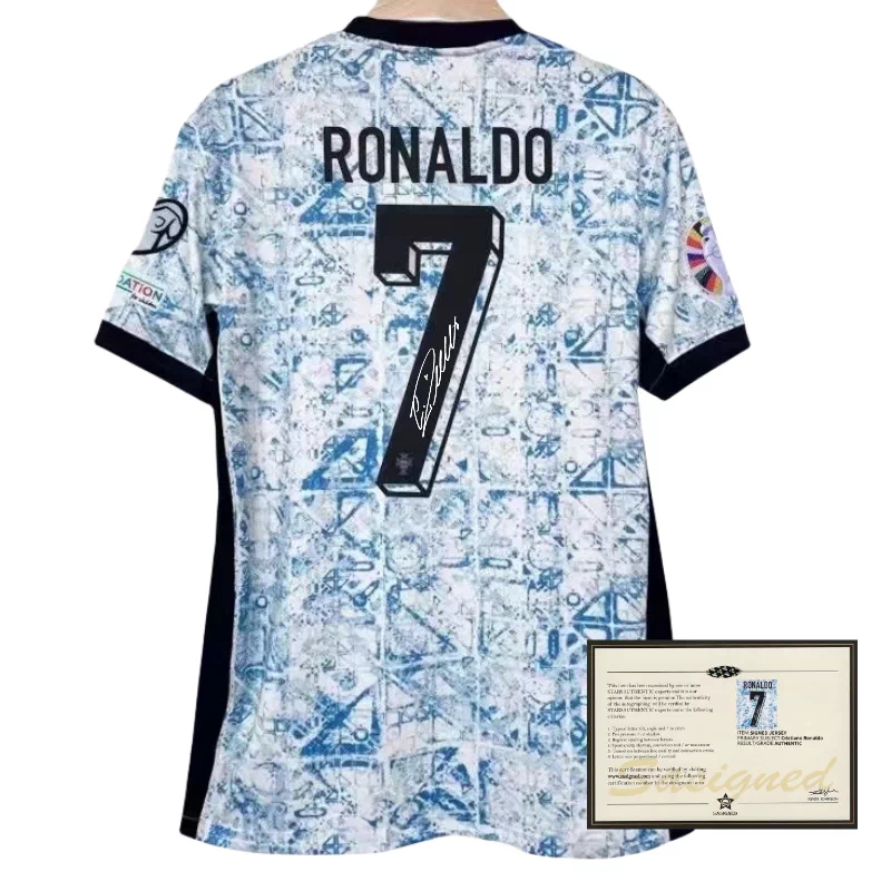 24-25Away Portugal Ronaldo Printed Football Jersey