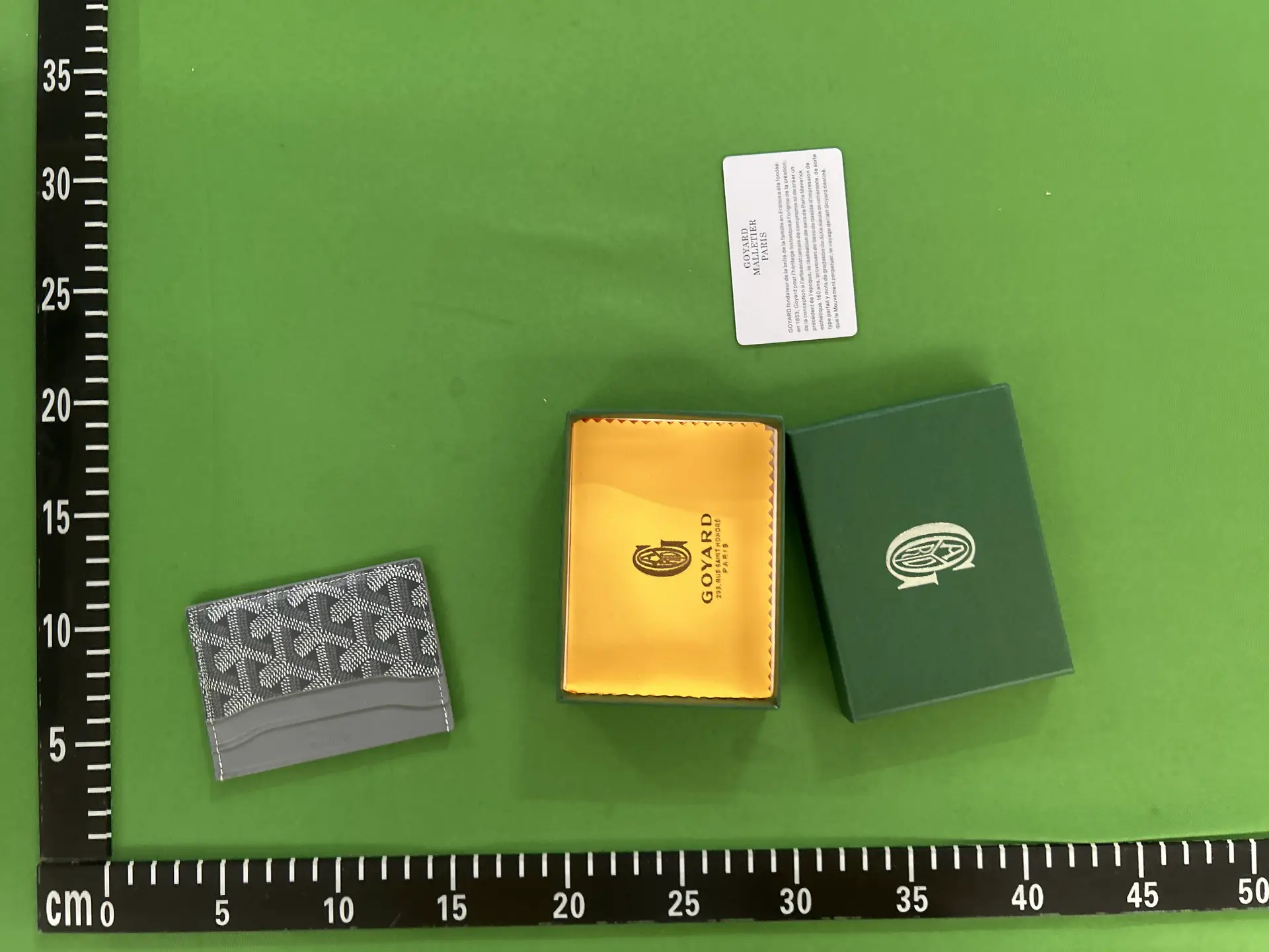 Goyard cardholder grey