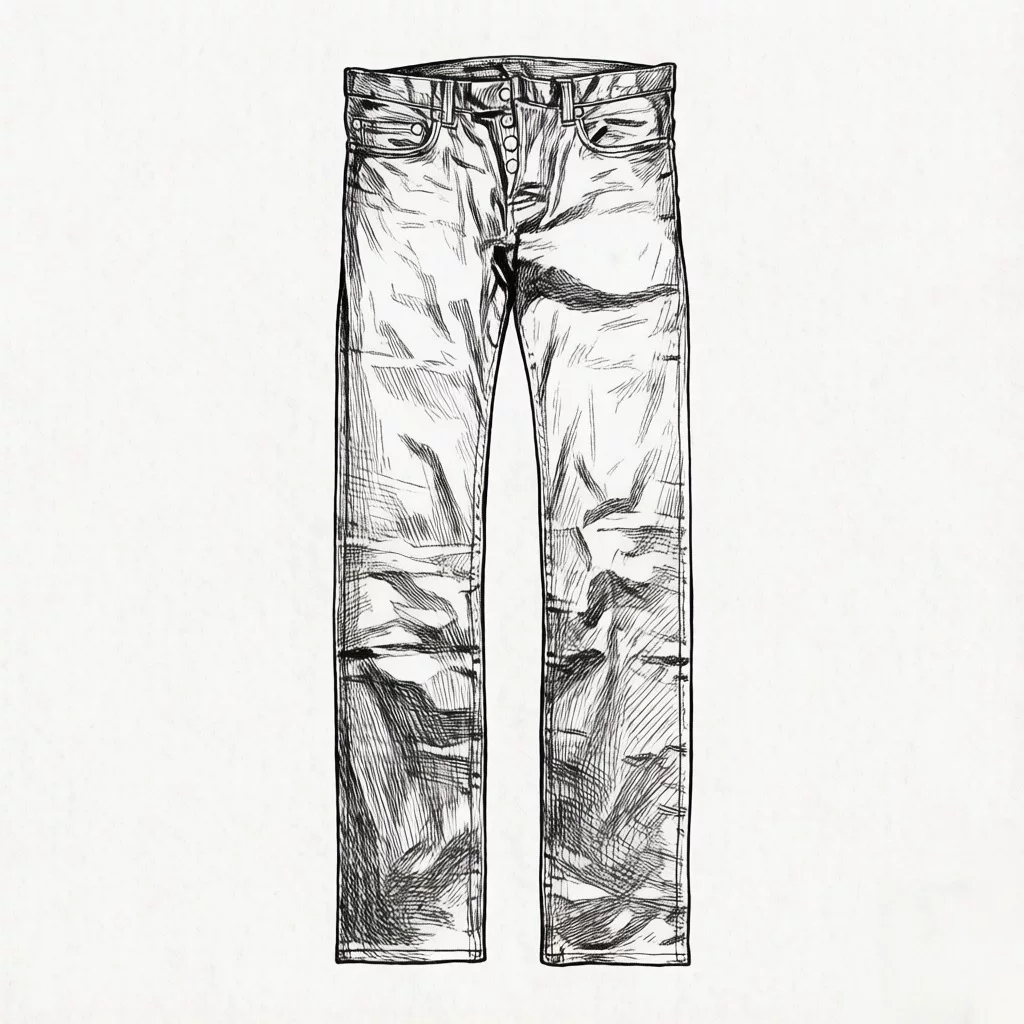 【Dini】FW07 Waxed Black Jeans photo QC de TAOBAO sur Qualit.ly
