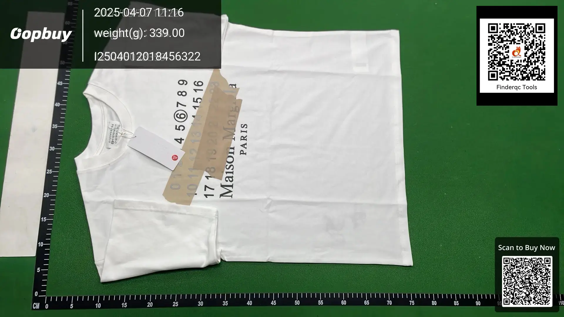 Maison Margiela Paris White T-Shirt