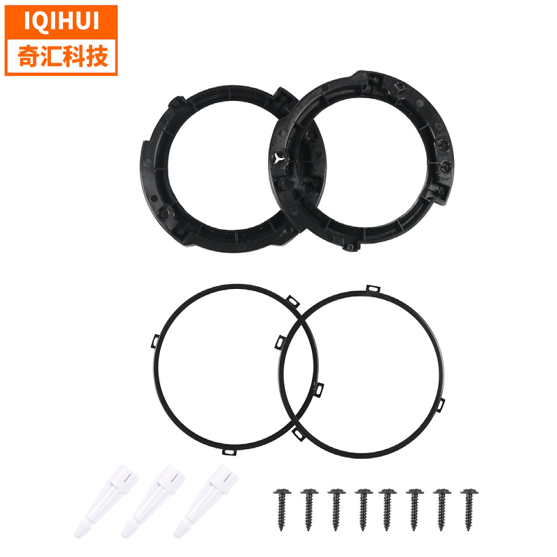 Auto parts headlight fixing frame 7 inch round headlight mounting ring kit for 07-17 JK Wrangler