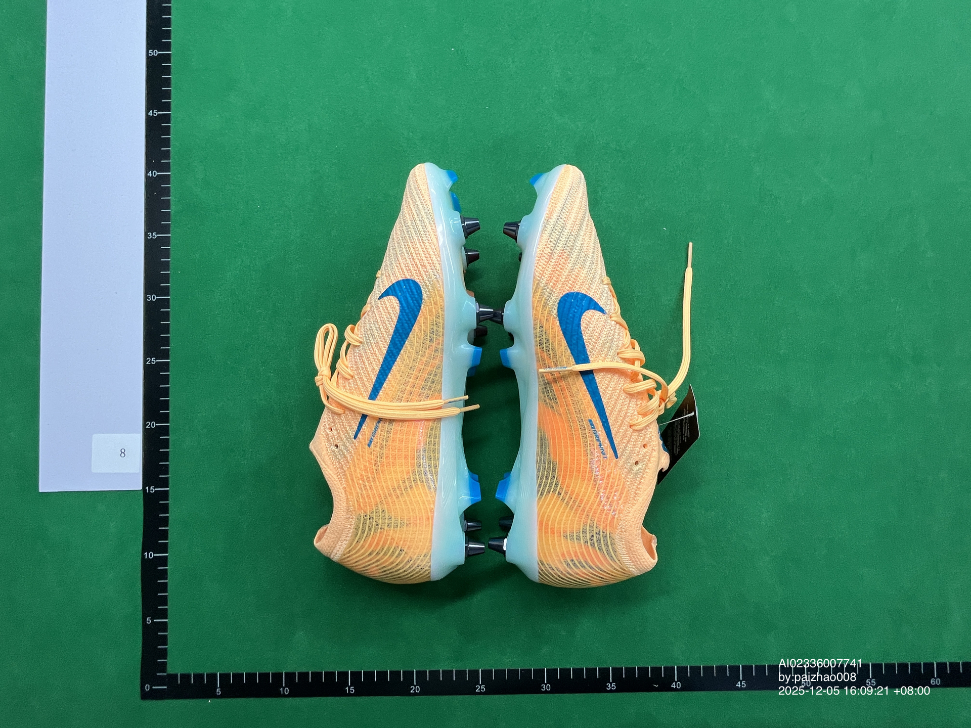 Nike Mercurial Vapor 15 SG Football Shoes Orange Blue QC