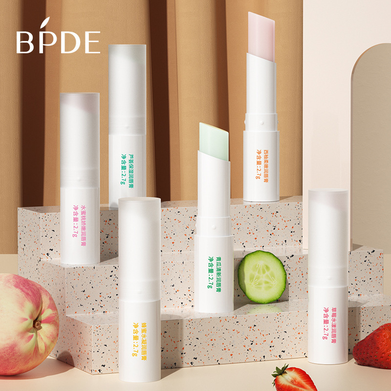 Bindi Fruit Fragrance Moisturizing Ice Cream Lipstick Autumn and Winter Hydrating Moisturizing Lip Mask Lip Care Skin Care Wholesale Generation
