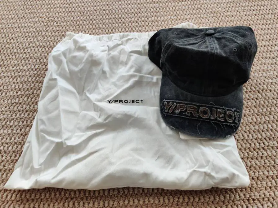 Y/Project Washed Gray Baseball Hat