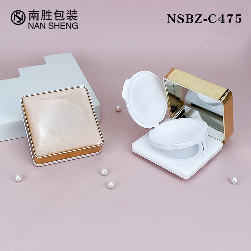 Square Air Cushion Box new magnetic buckle with mirror makeup packaging material 15g Foundation liquid concealer empty box wholesale