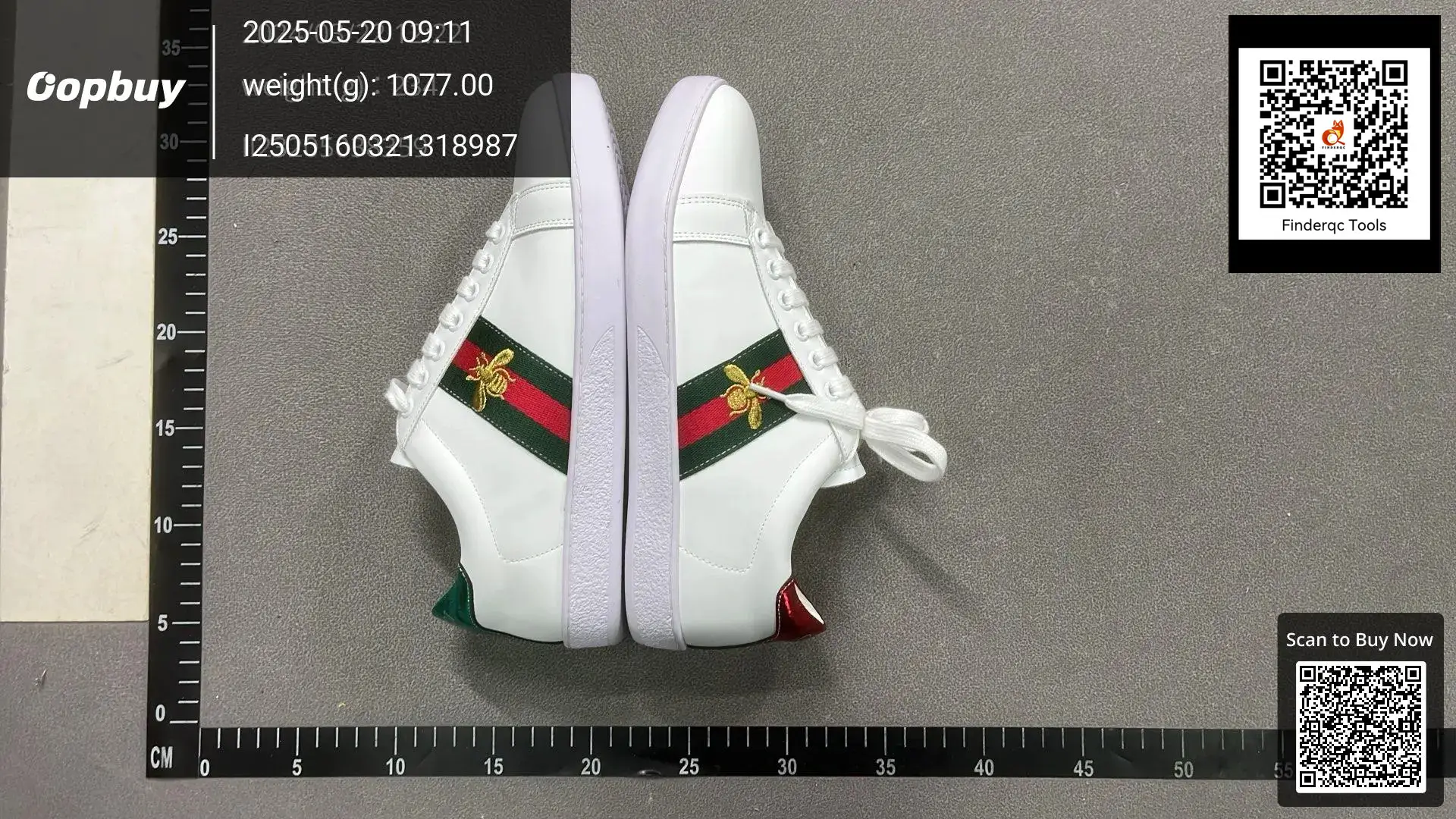 Gucci Ace Bee Sneakers White
