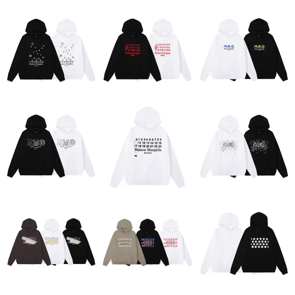 Cross-Border Trendy Brand High-Quality Terry Hoodies for Men and Women