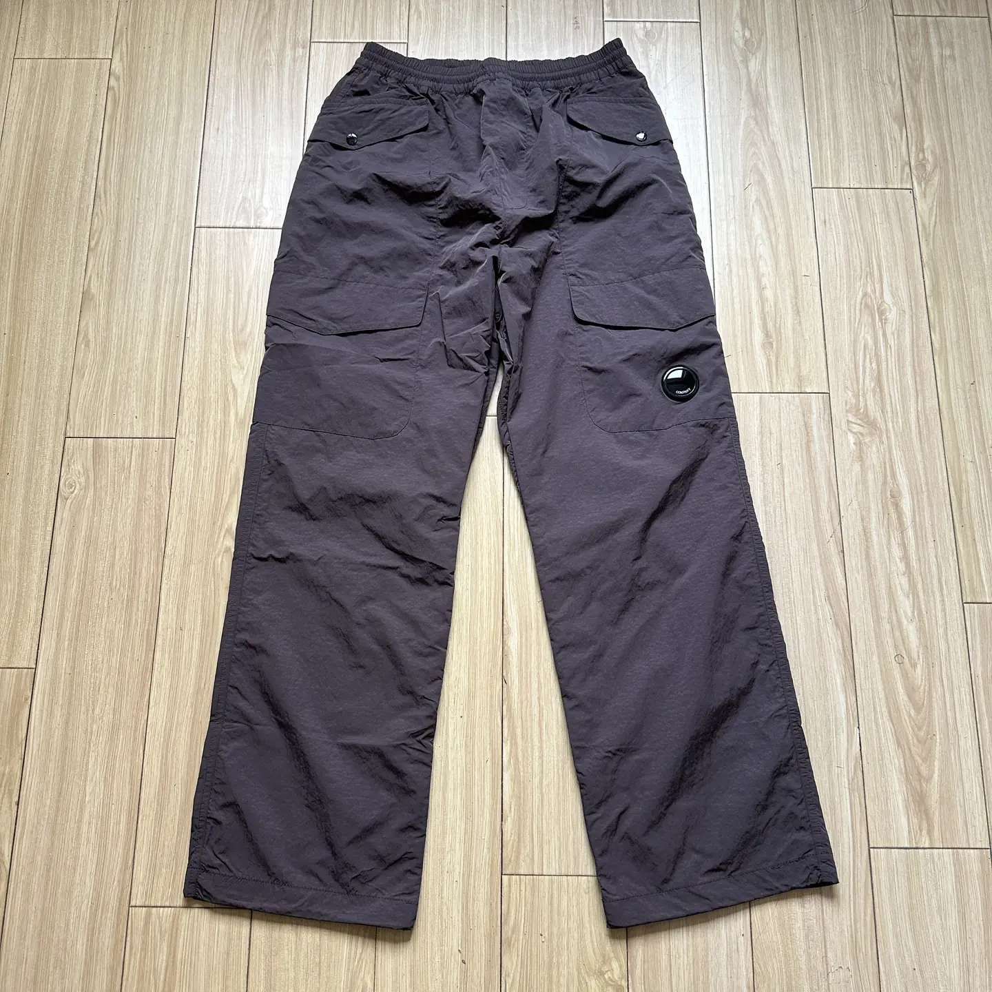 C.P Nylon Pleated Nylon parka Casual pants