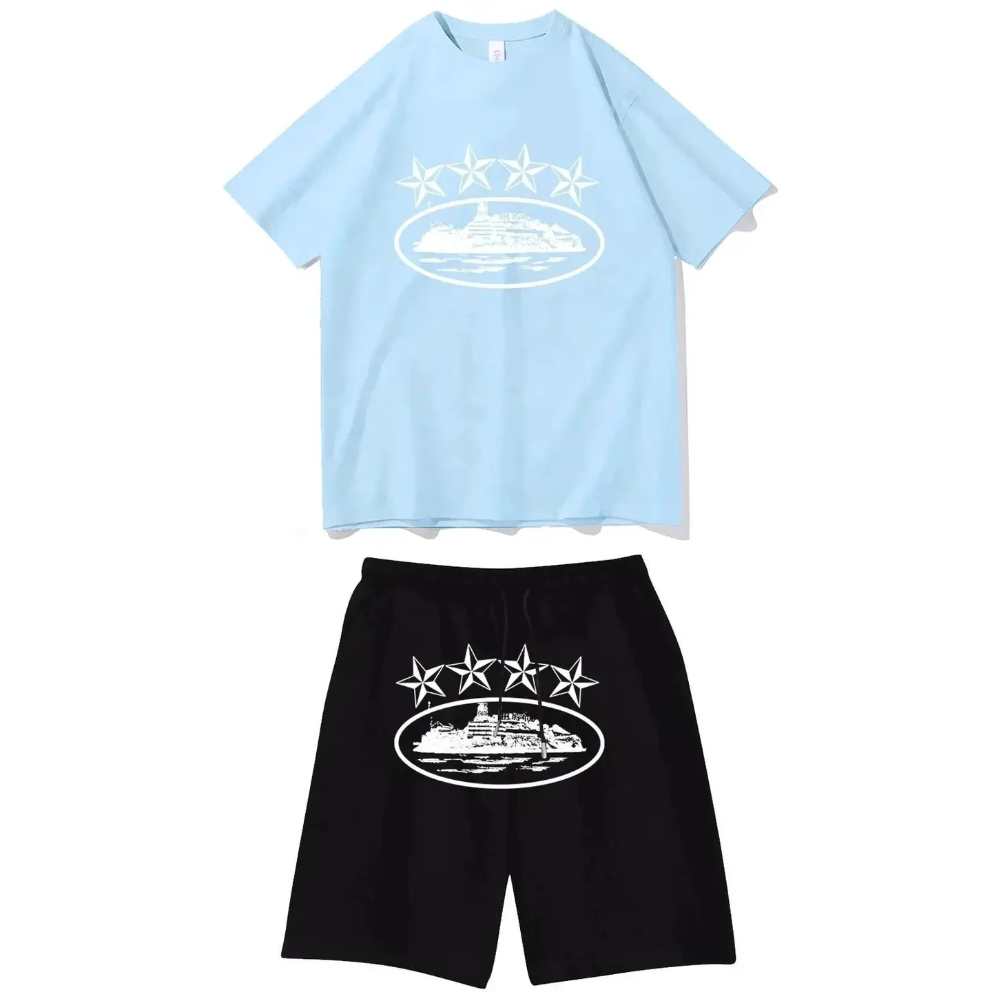 /恶魔 短袖短裤 夏季套装