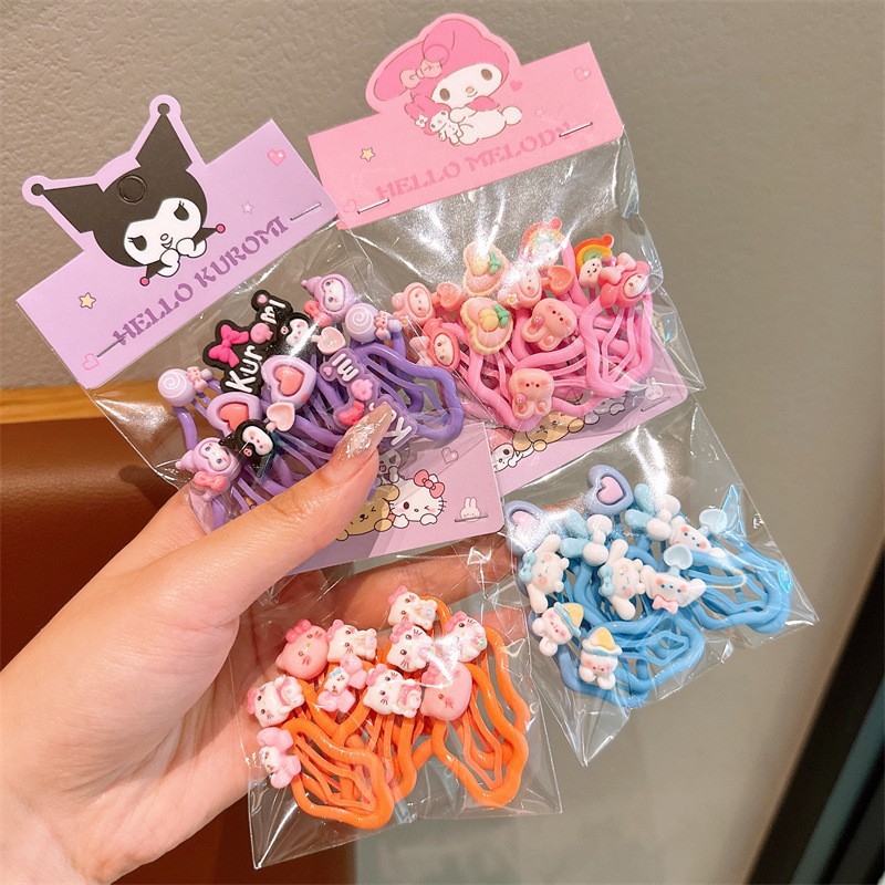 Children's Cartoon Kulomi Cloud Hairpin Hairpin Summer New Girls Hair Breathe Artifact Front Side Clip