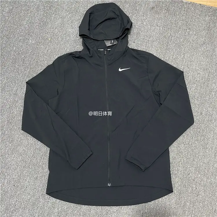 Authentic Nike/Nike Men's Spring and Autumn Running Training Sports Casual Quick-Drying Hooded Jacket Cu5354-010