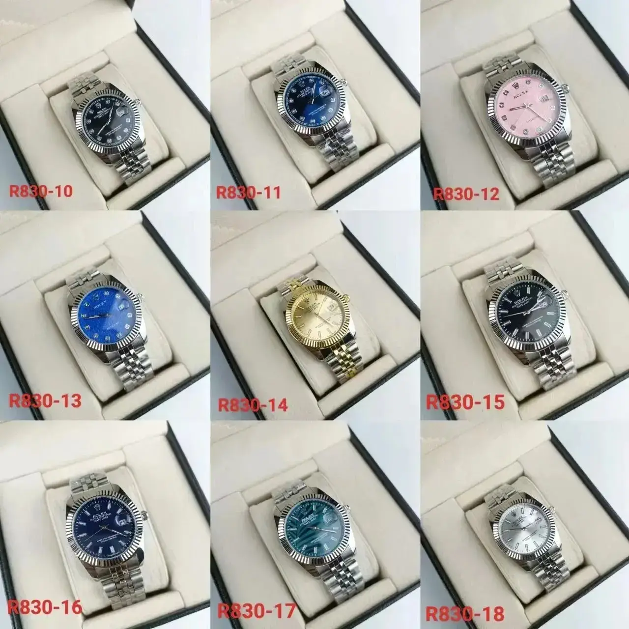 Mechanical watch steel strap fashion watch 02