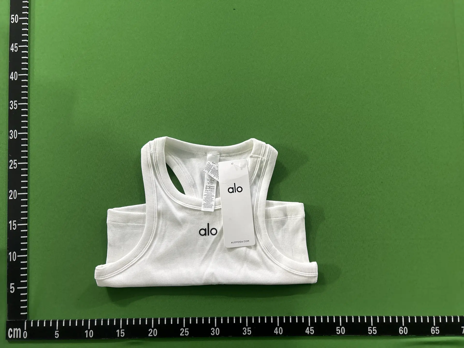 Alo Yoga Ribbed Tank White