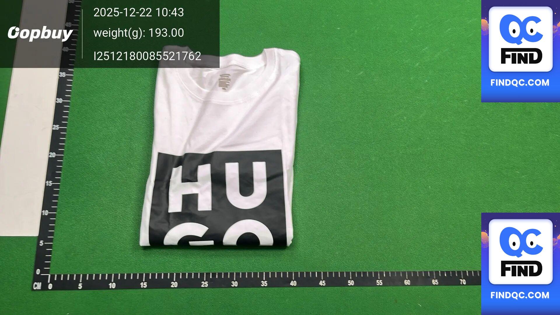 HUGO Pattern White Printing Animation Harajuku Letter T European and American Black European Code Amazon Cotton Same Style Foreign Trade — QC-foto 3