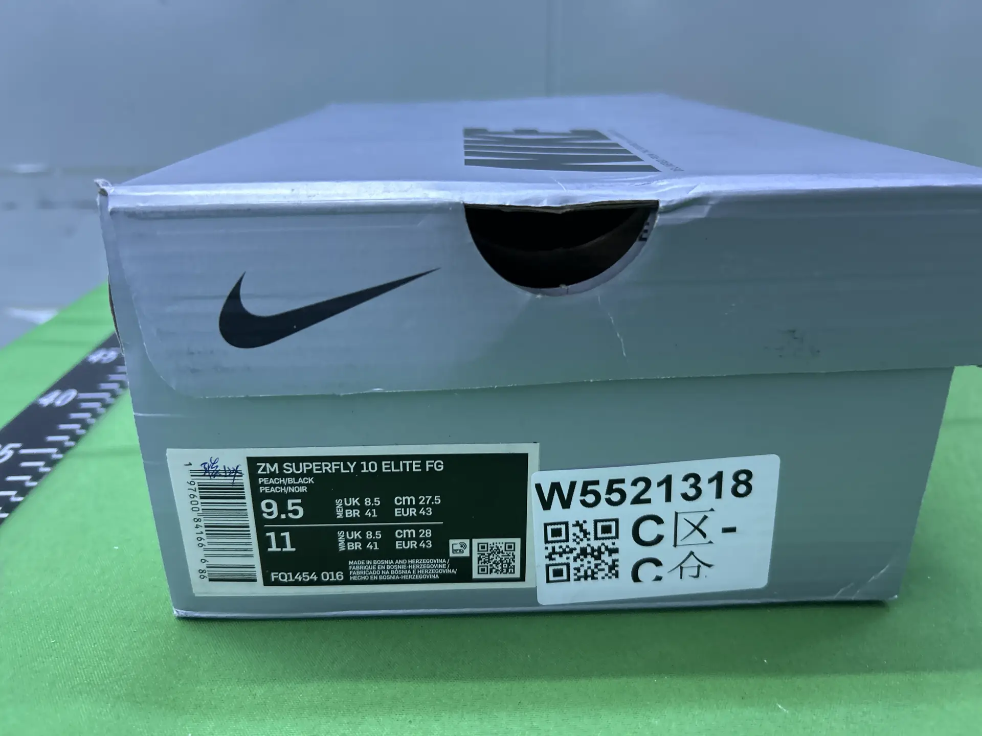 Nike ZM Superfly 10 Elite FG Peach/Black
