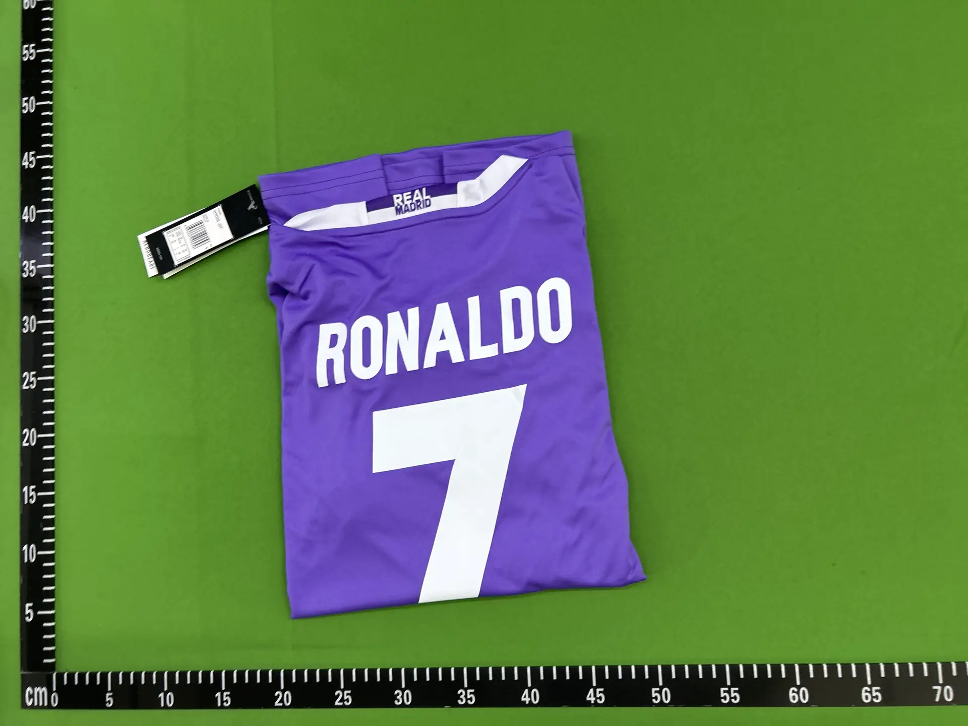 Real Madrid Ronaldo 7 Purple Retro Jersey