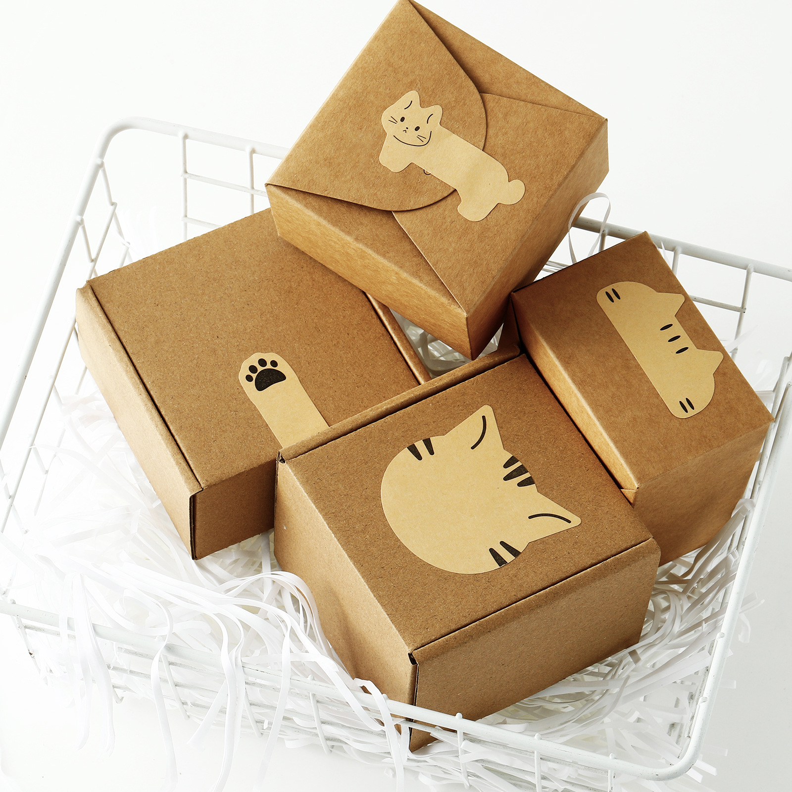 If Life Was a Cat｜Gift Packing Ideas｜Gift Packaging｜Writable Stickers