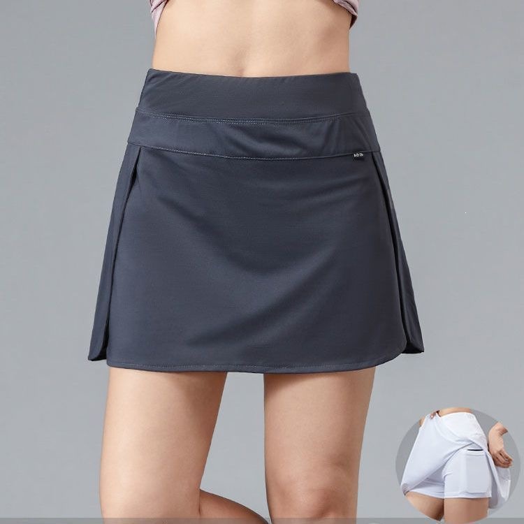 Sports Two-Piece Skirt, Summer Short Skirt, Quick-Drying, Anti-Exposure, Student Tennis and Badminton Skirt, Outdoor Leisure