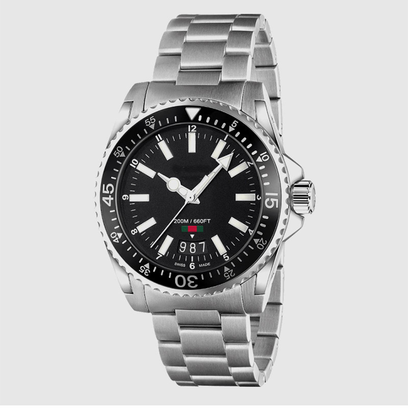 Water Ghost Gg Quartz Men's Popular Foreign Trade Sports Casual Simple Stainless Steel Strap European and American Women's Watch Internet Celebrity Watch