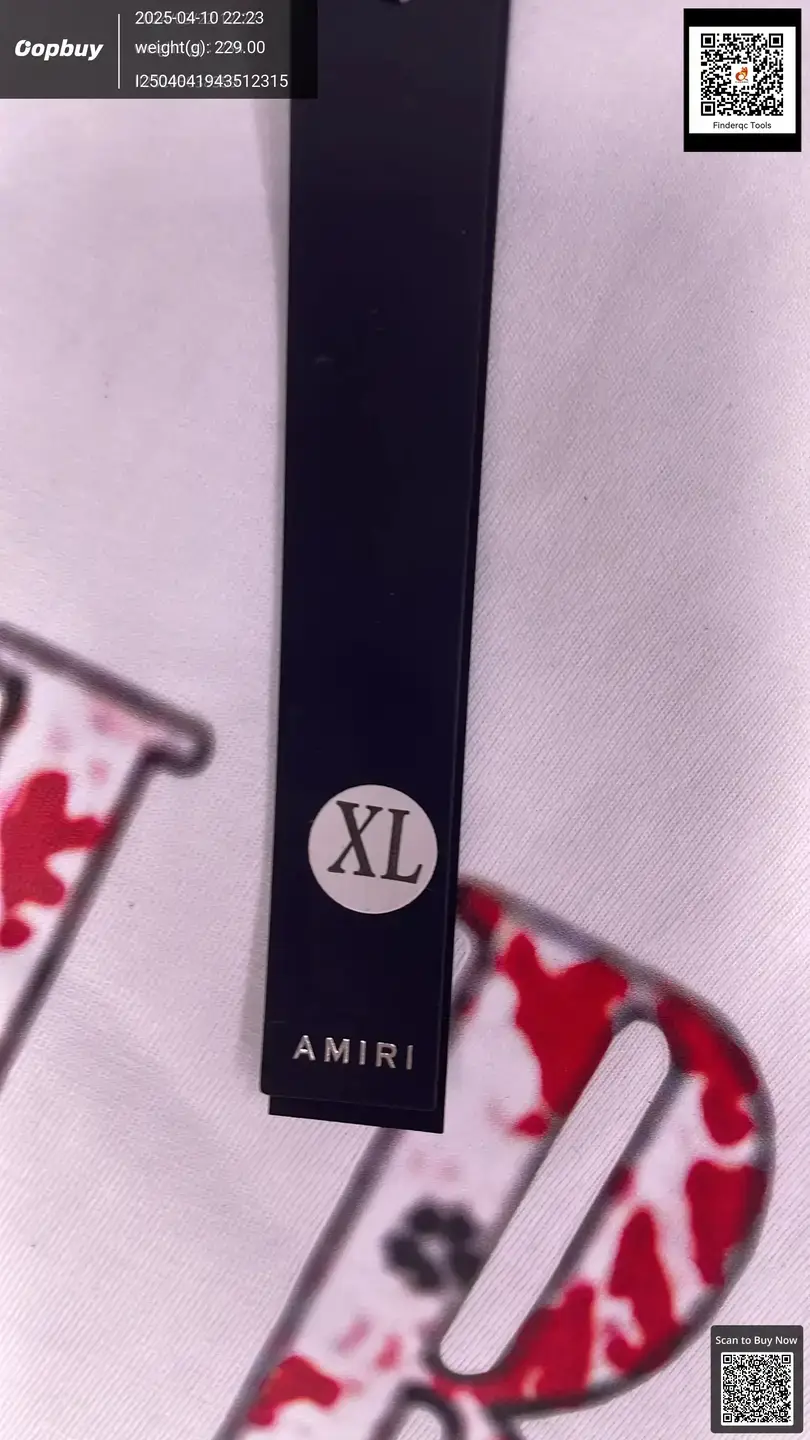 AMIRI Cashew Flower Printed Loose Teenage Couple Unisex Double Yarn Commuter Casual T-Shirt Base Shirt